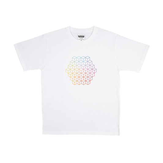 Mankind Imagine Rainbow Limitless Logo T-Shirt in White 限量初版