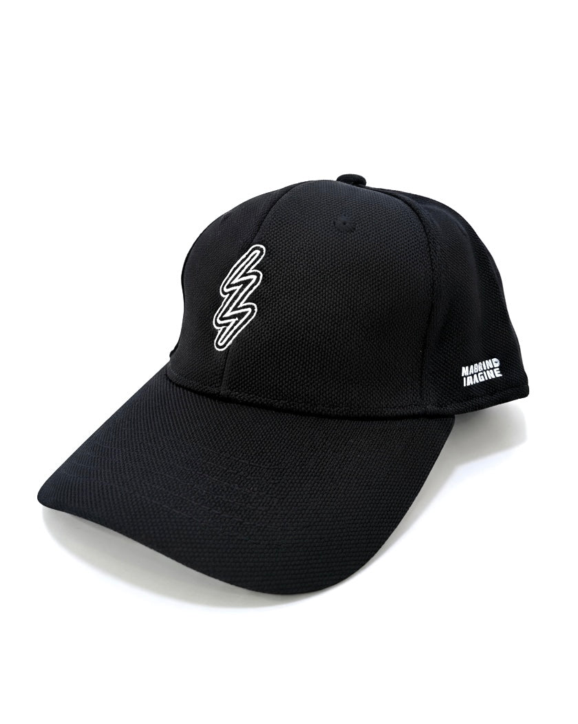 Mankind Imagine Lightning logo Embroidered Cap in Black 閃電符號刺繡帽-黑色