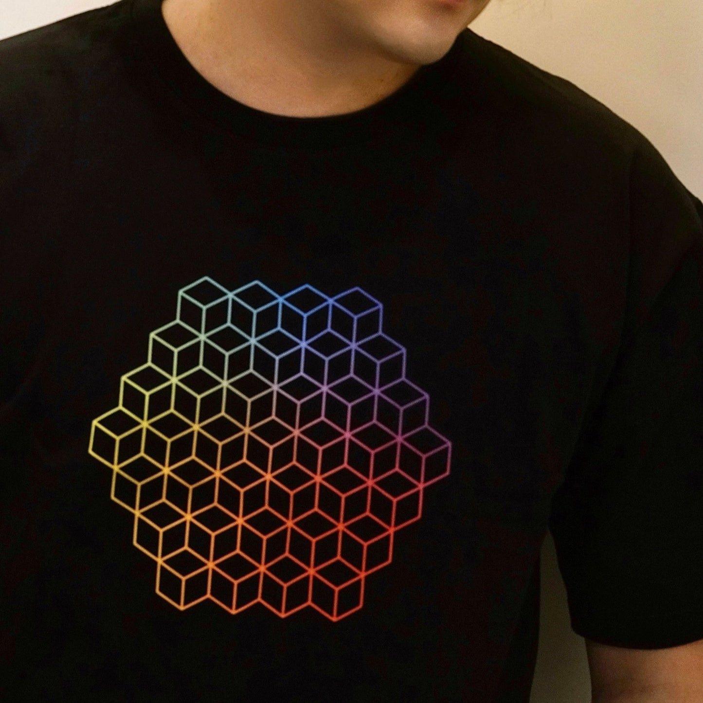 Mankind Imagine Rainbow Limitless Logo T-Shirt in Black 限量初版