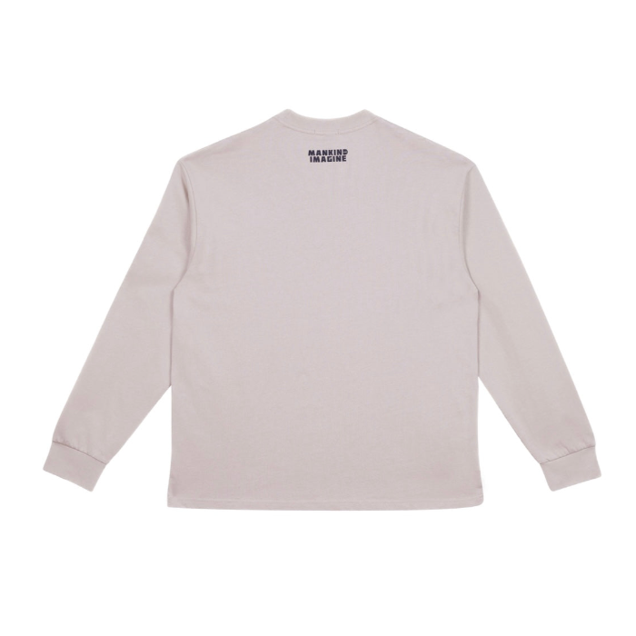 Love Mankind Sweatshirt Back with Brand logo