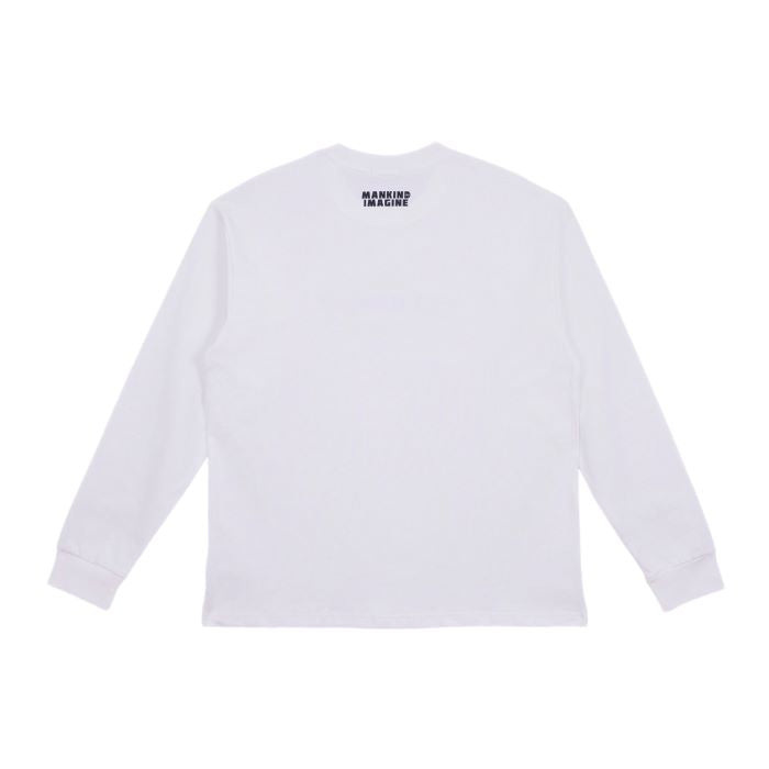 Love Mankind Sweatshirt back with brand logo