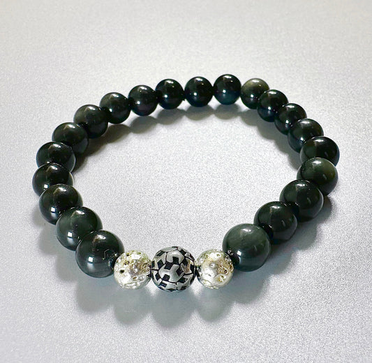 黑曜石手串 Obsidian Healing bracelet