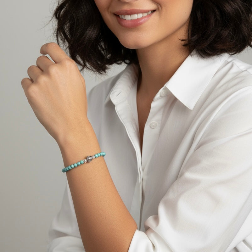 迷你綠松石幸運手串 Mini Turquoise Lucky Bracelet