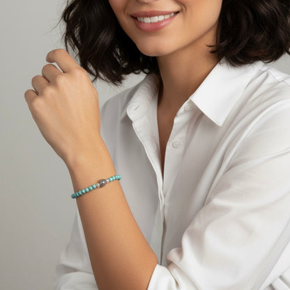 迷你綠松石幸運手串 Mini Turquoise Lucky Bracelet