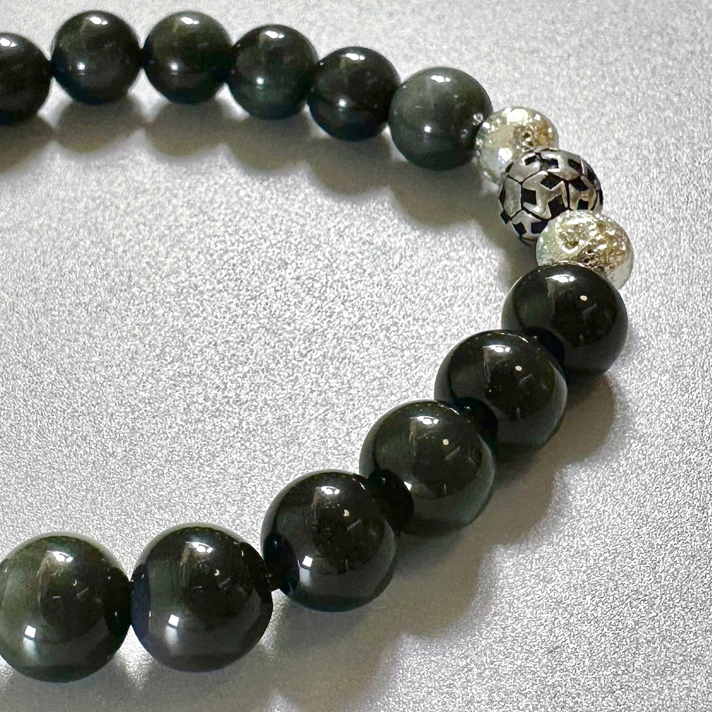 黑曜石手串 Obsidian Healing Bracelet