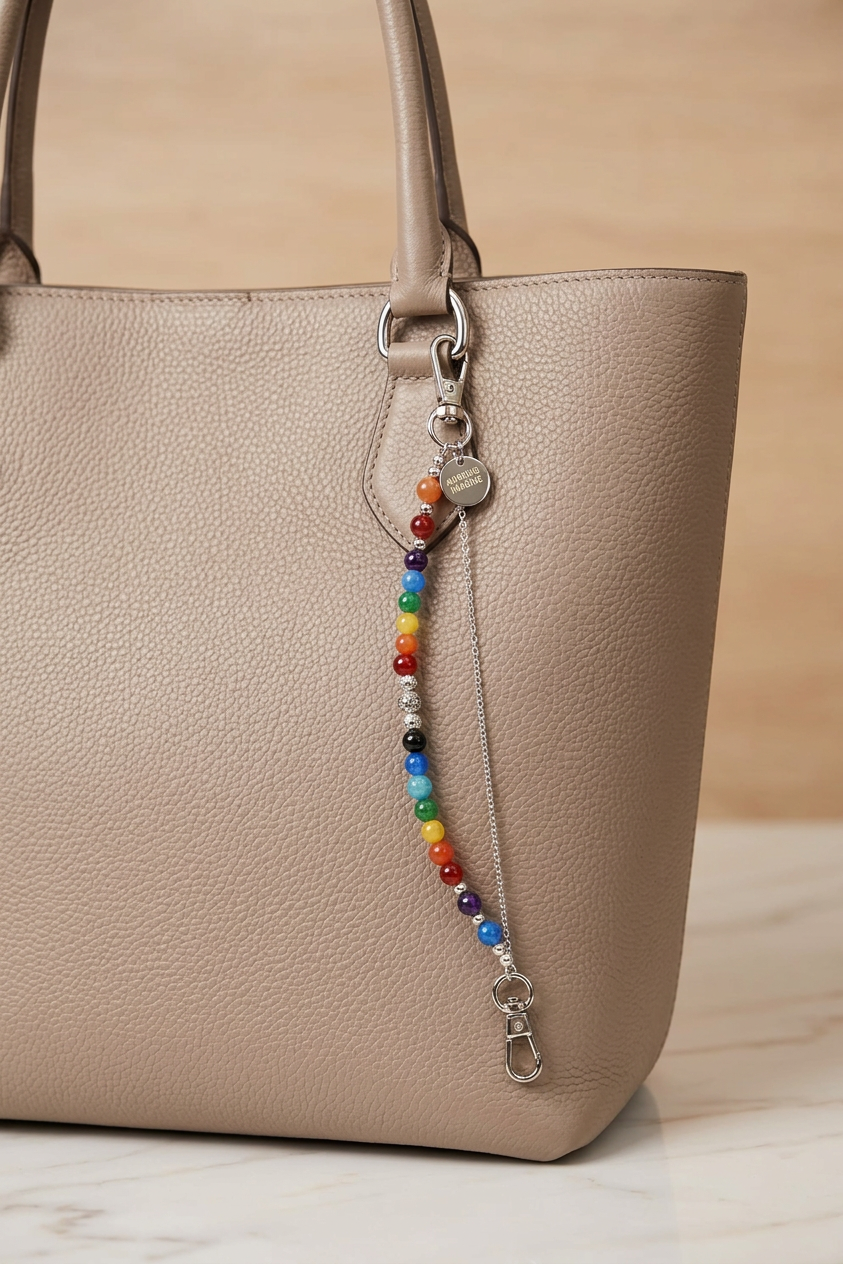 七脈輪晶石掛飾 Seven Chakra Gemstone Hanging Charm