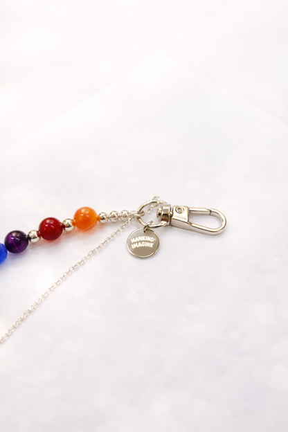 七脈輪晶石掛飾 Seven Chakra Gemstone Hanging Charm
